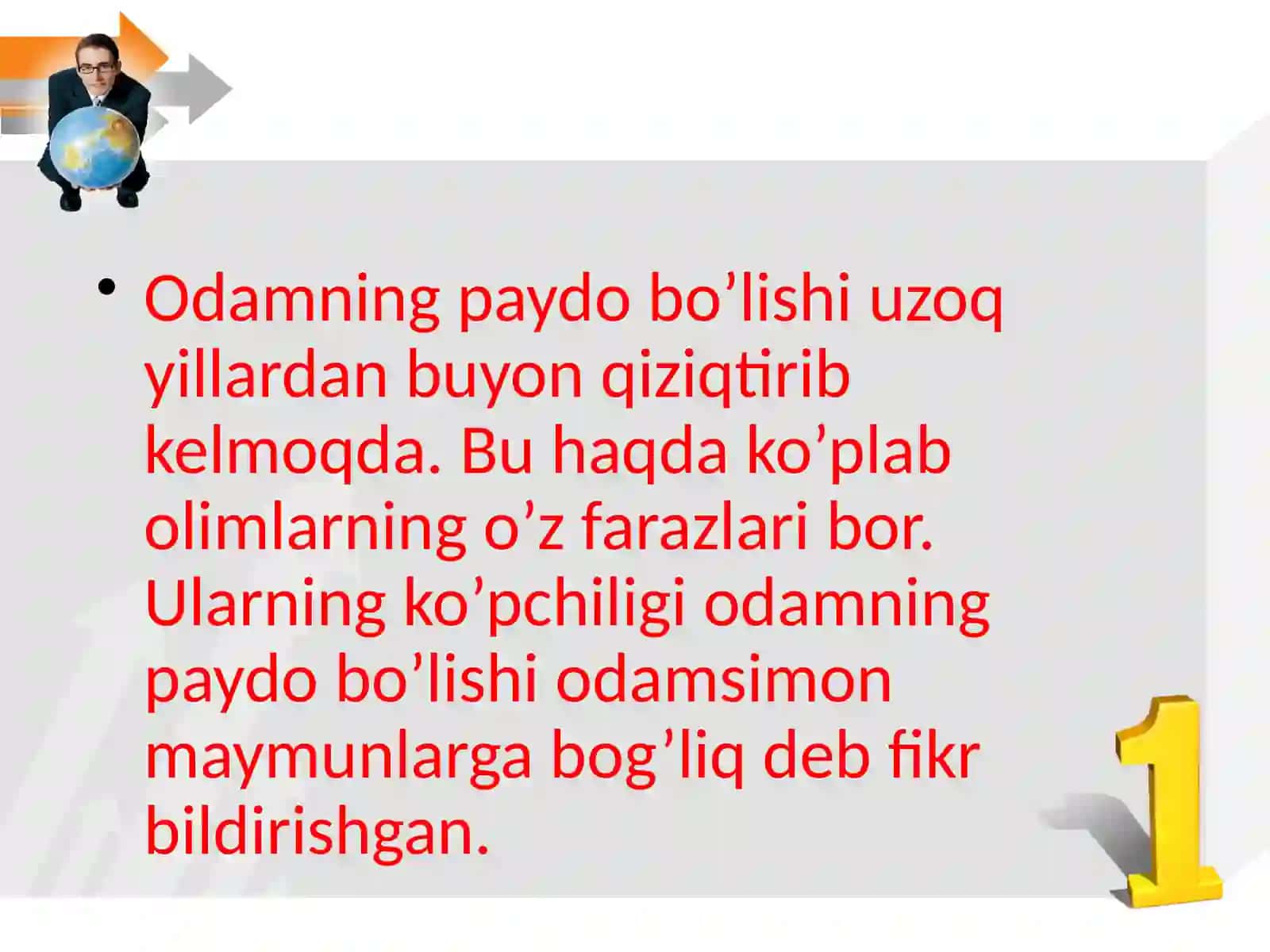 Odamevolutsiyasi 3