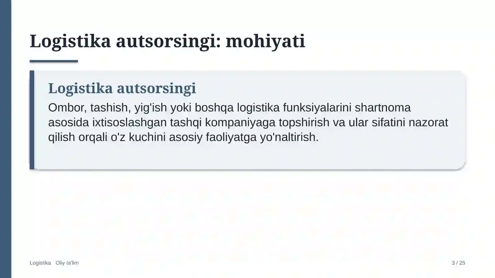 temir yo'l qurilishida logistika autsorsingi 7527 3