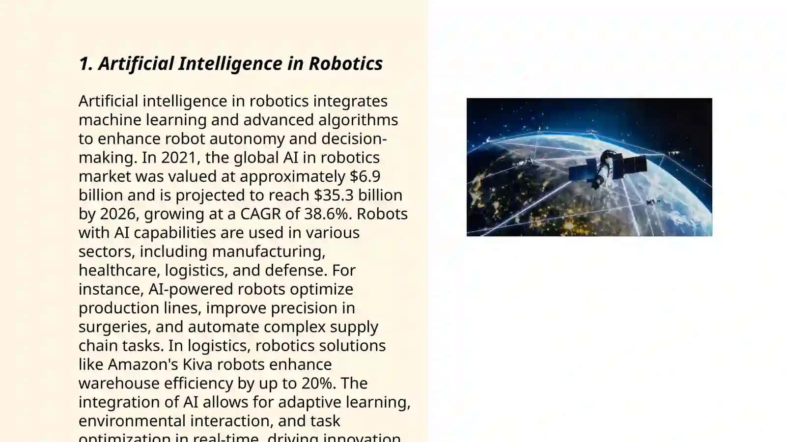 Artificial Intelligence in Robotics 3