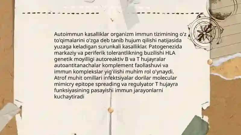 Autoimmun kasalliklar 3