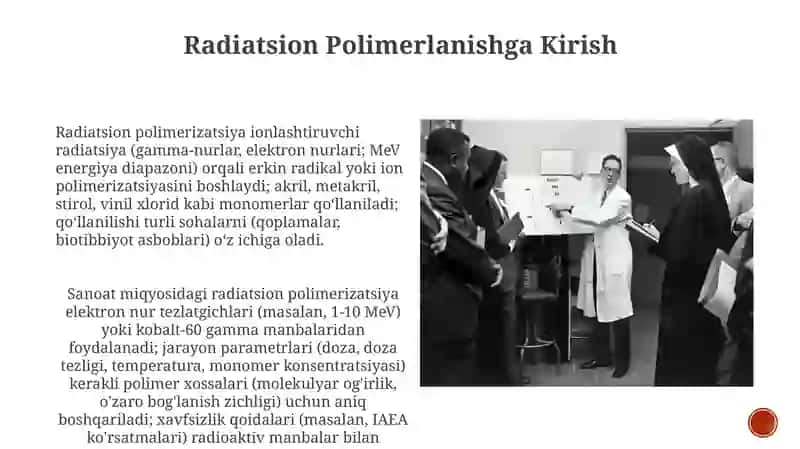 Radiatsion polimerlanish 3