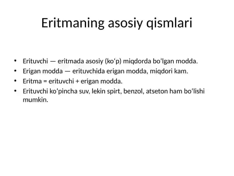 Eritmalar 3