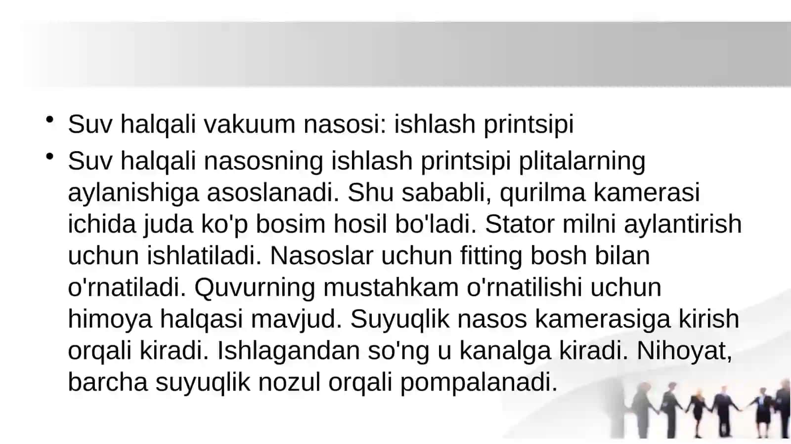 Suv halqali vakuum nasoslar 3