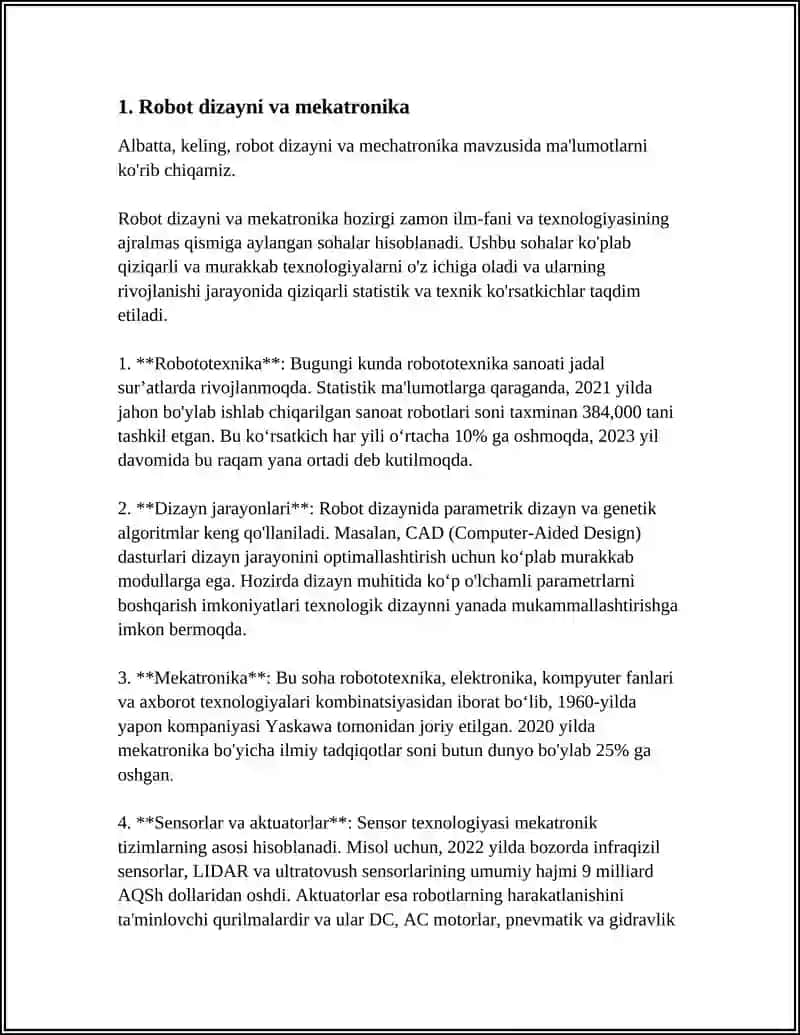 ROBOT TEXNIKALAR 3