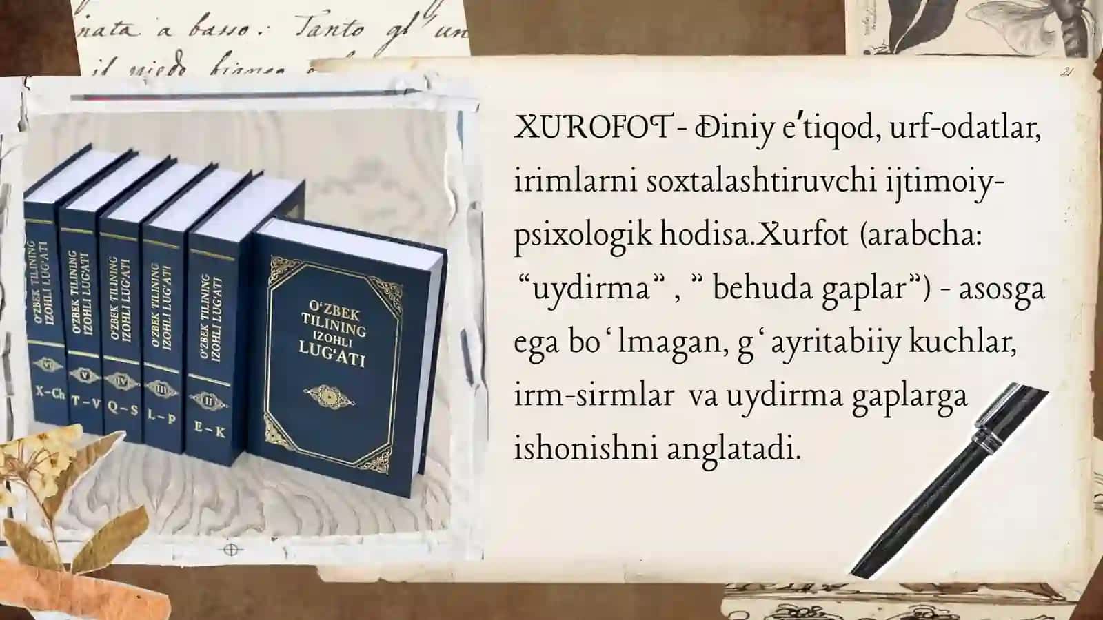 SODDA GAPLAR USLUBIYATI. TAQDIMOT 3