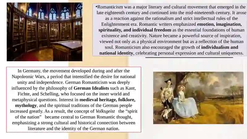 Romanticism in world literature 3