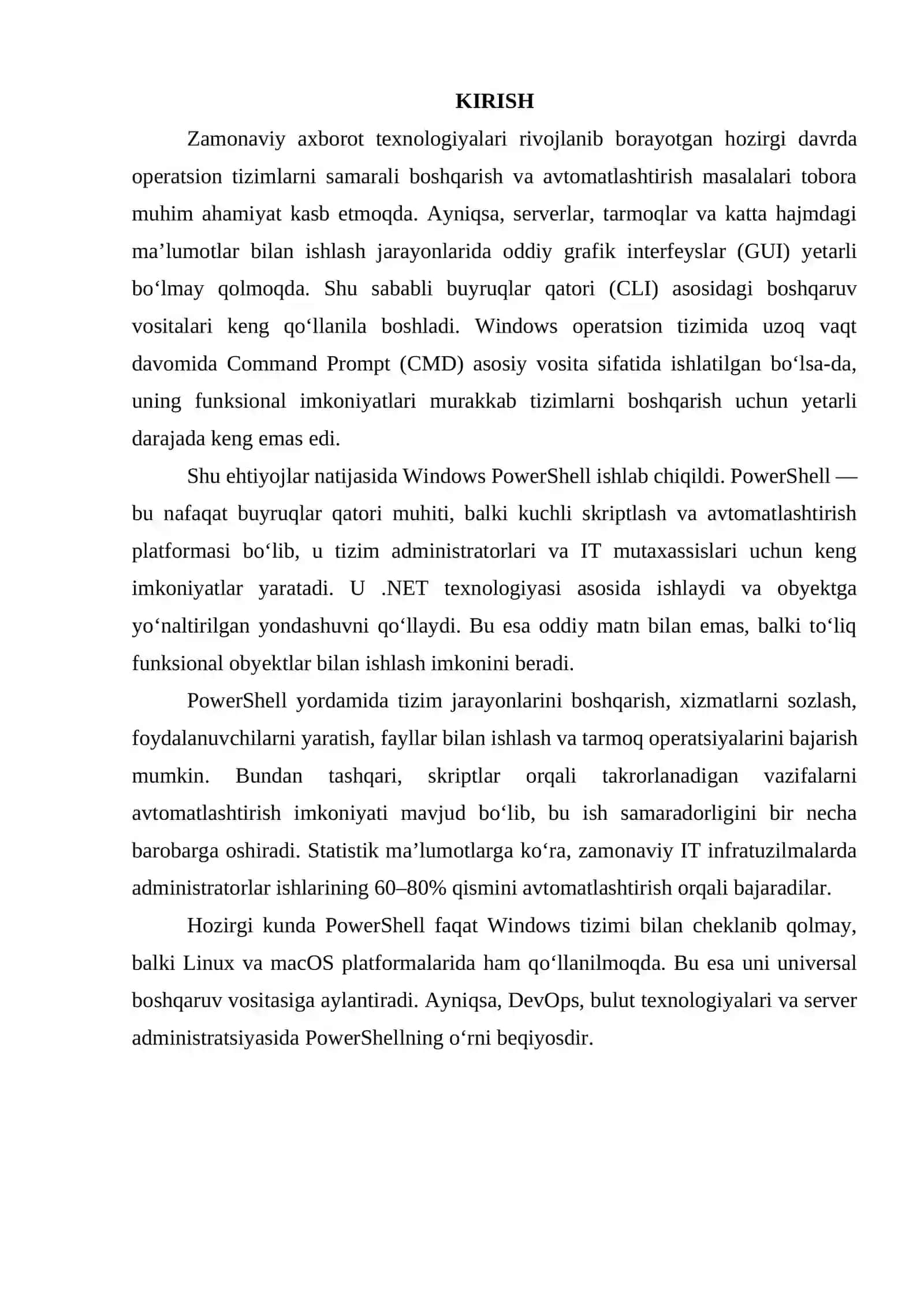 Windowsda PowerShell va uning imkoniyatlari 3