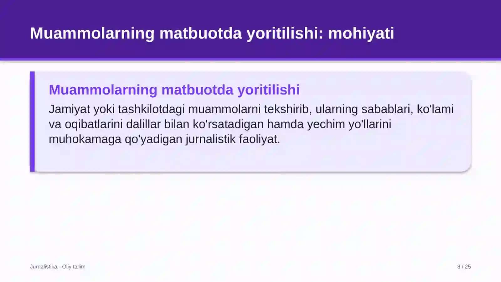 Kichik sanoat zonalarida muammolarning matbuotda yoritilishi 3
