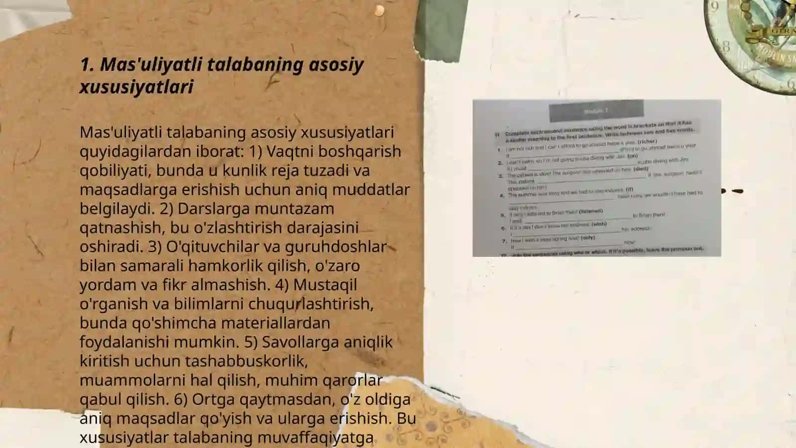 Mas’uliyatli talaba 3