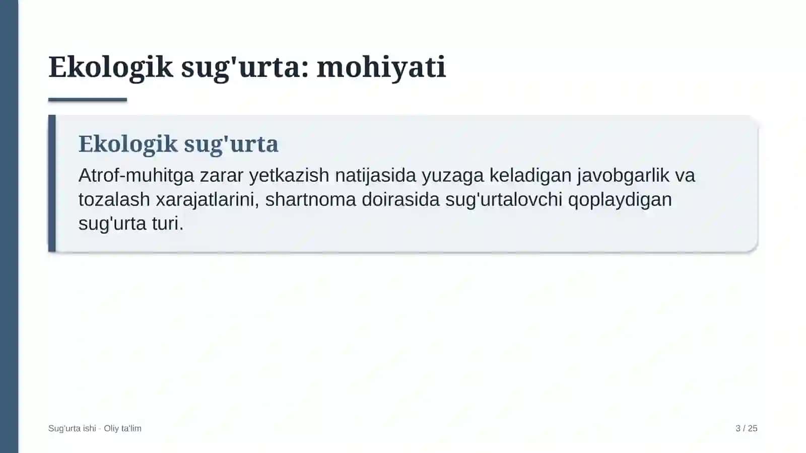 Auditorlik tashkilotlarida ekologik sug'urta 3