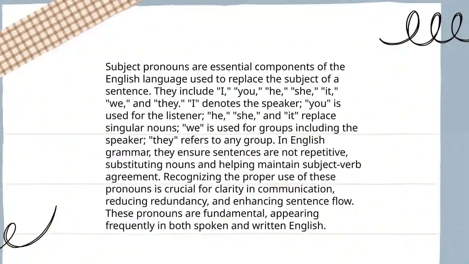 Personalpronomen 3