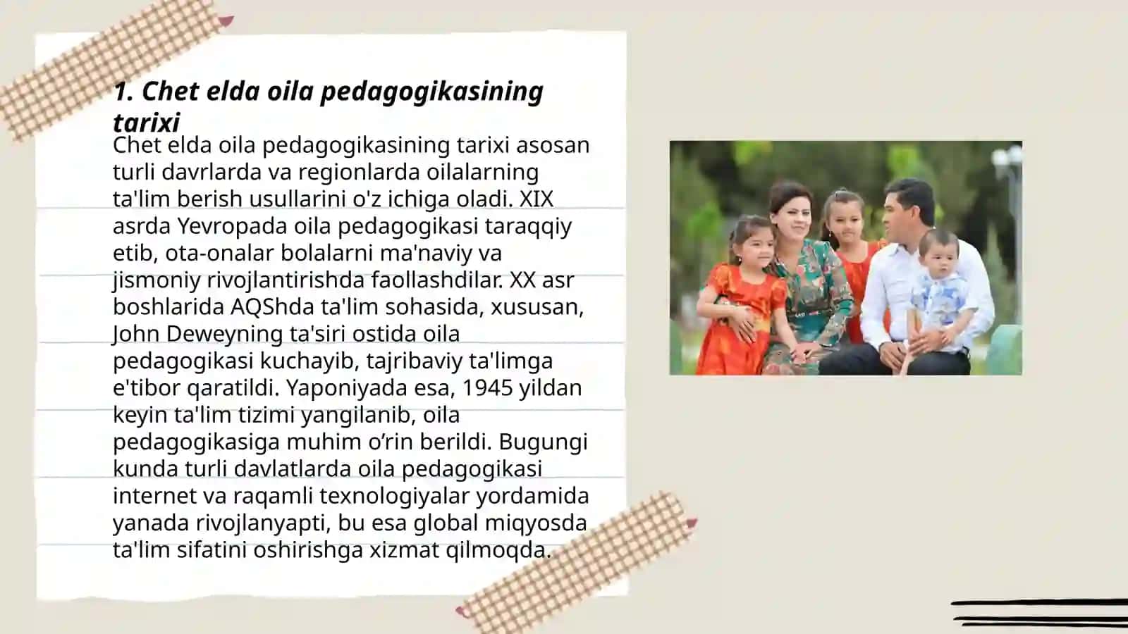 Chet elda oila pedagogikasi rivojlanish tarixidan 3