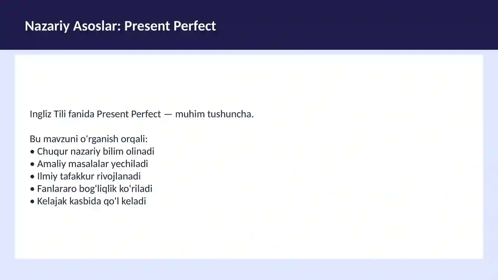 INGLIZ TILI 3