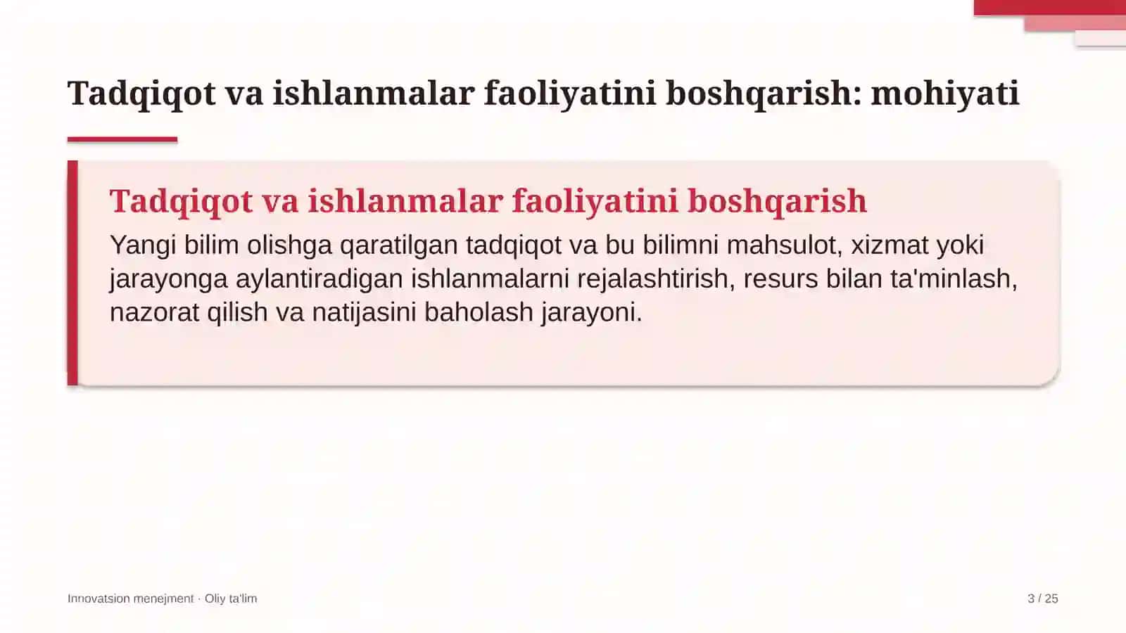 Bioenergetikada tadqiqot va ishlanmalar faoliyatini boshqarish 3