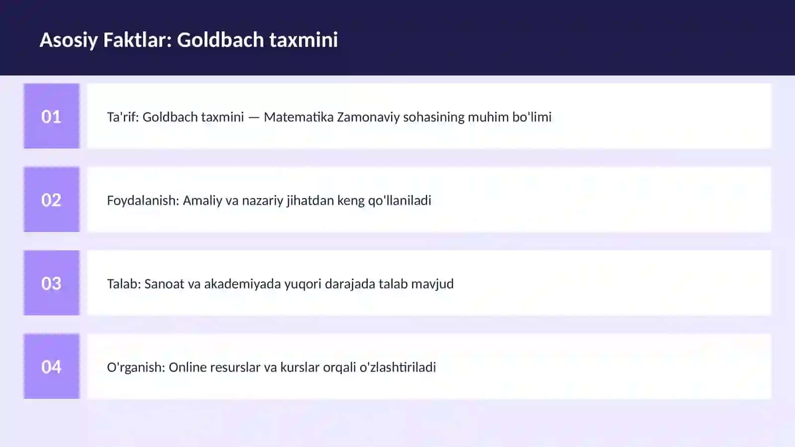 Goldbach taxmini 3