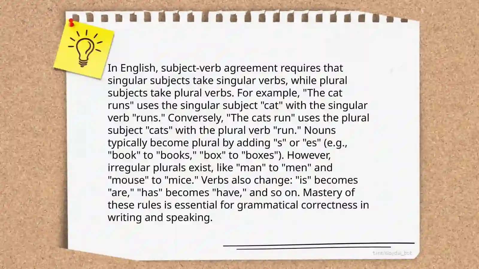 Subject-verb agreement 3