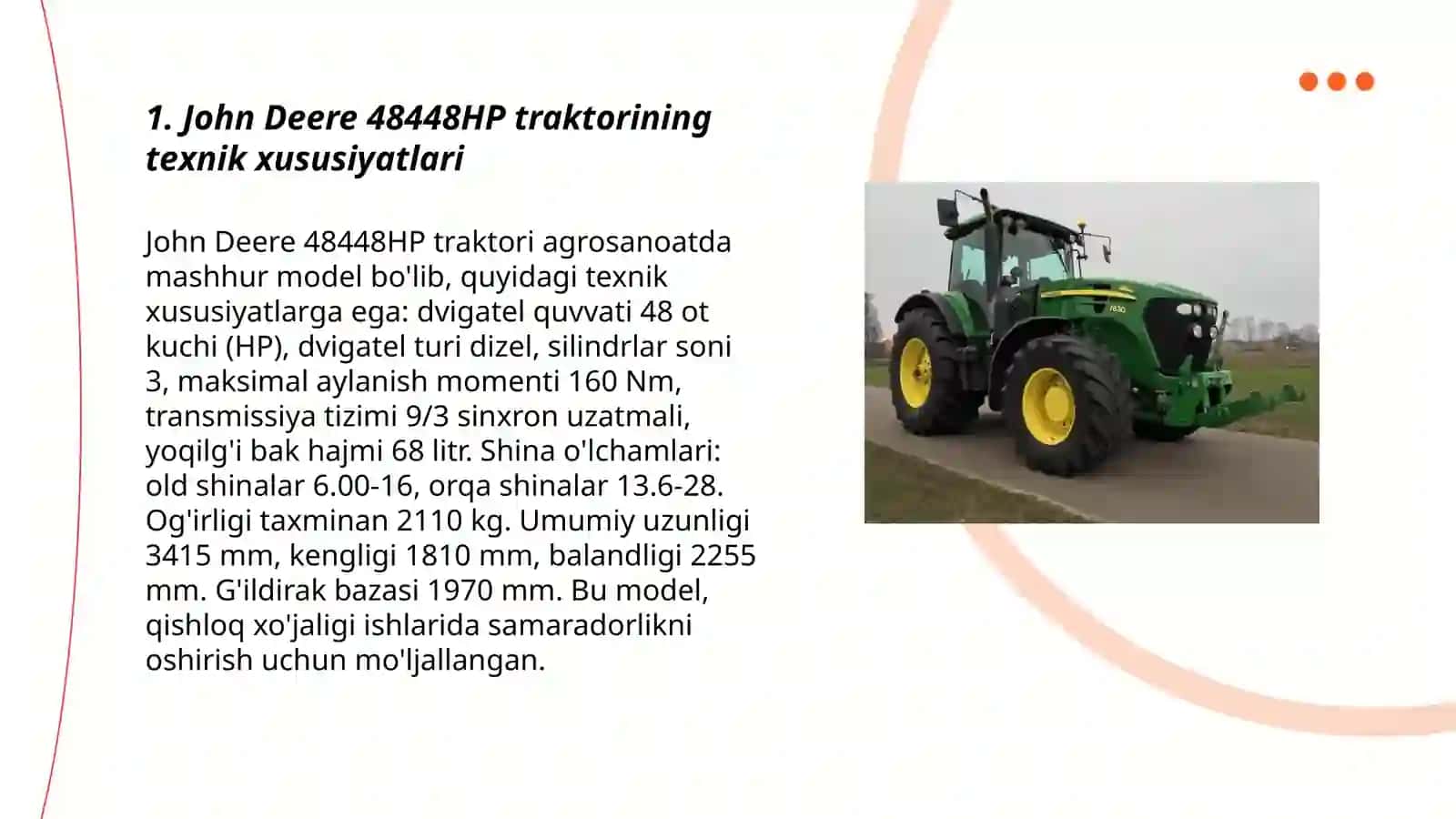 John Deere 48448HP traktori 3