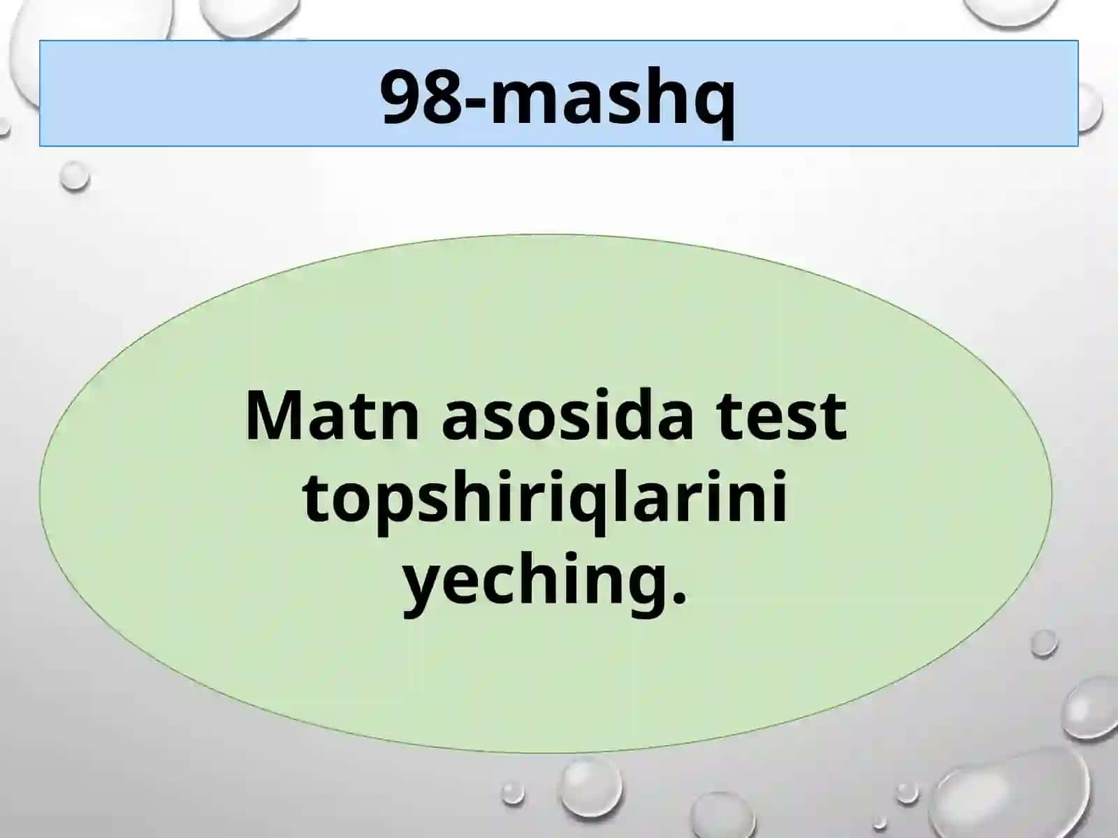 Matnvalug‘at ustida ishlash 3