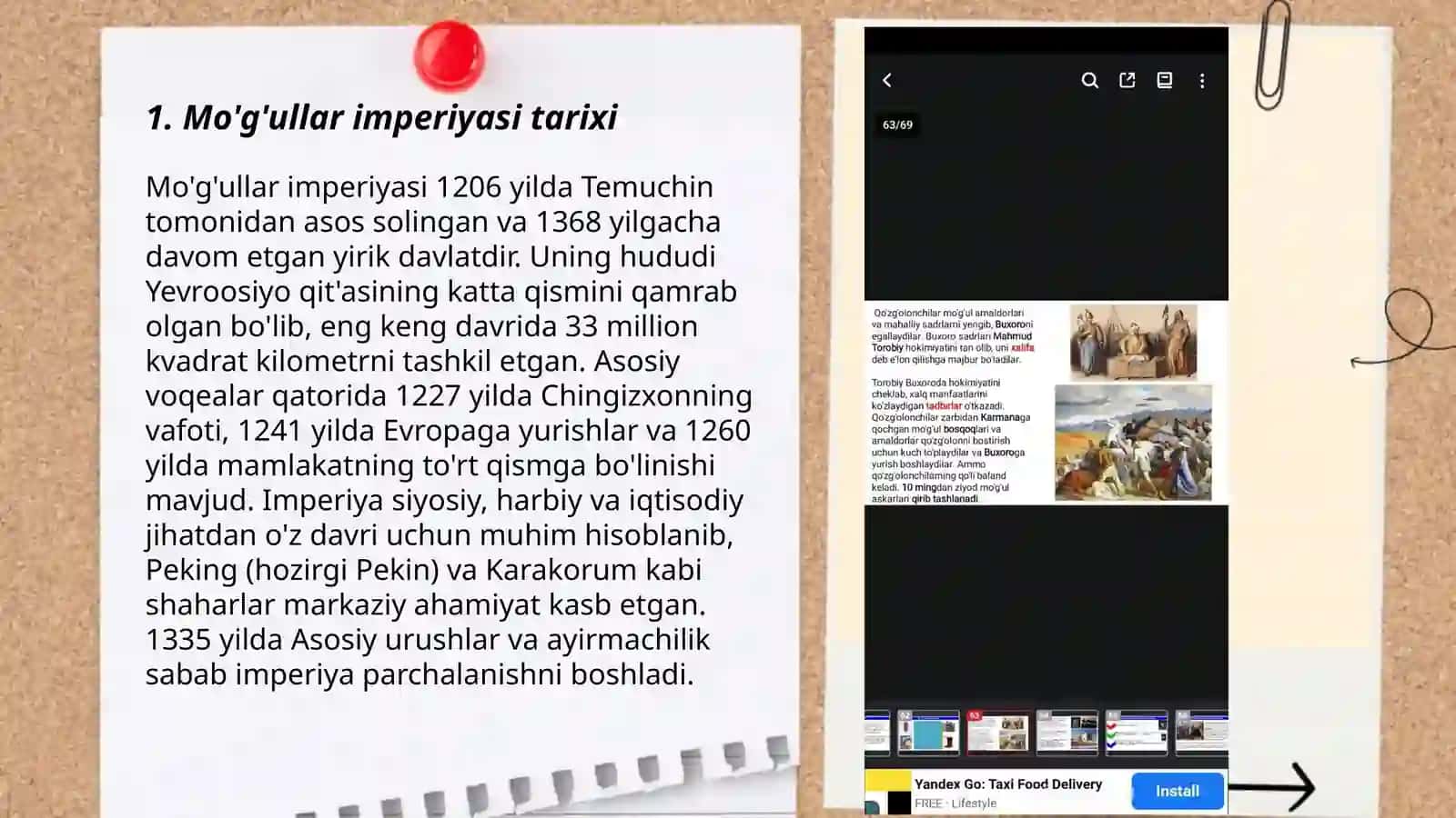 Mo'g'ullar taqdimot tayorlash 3