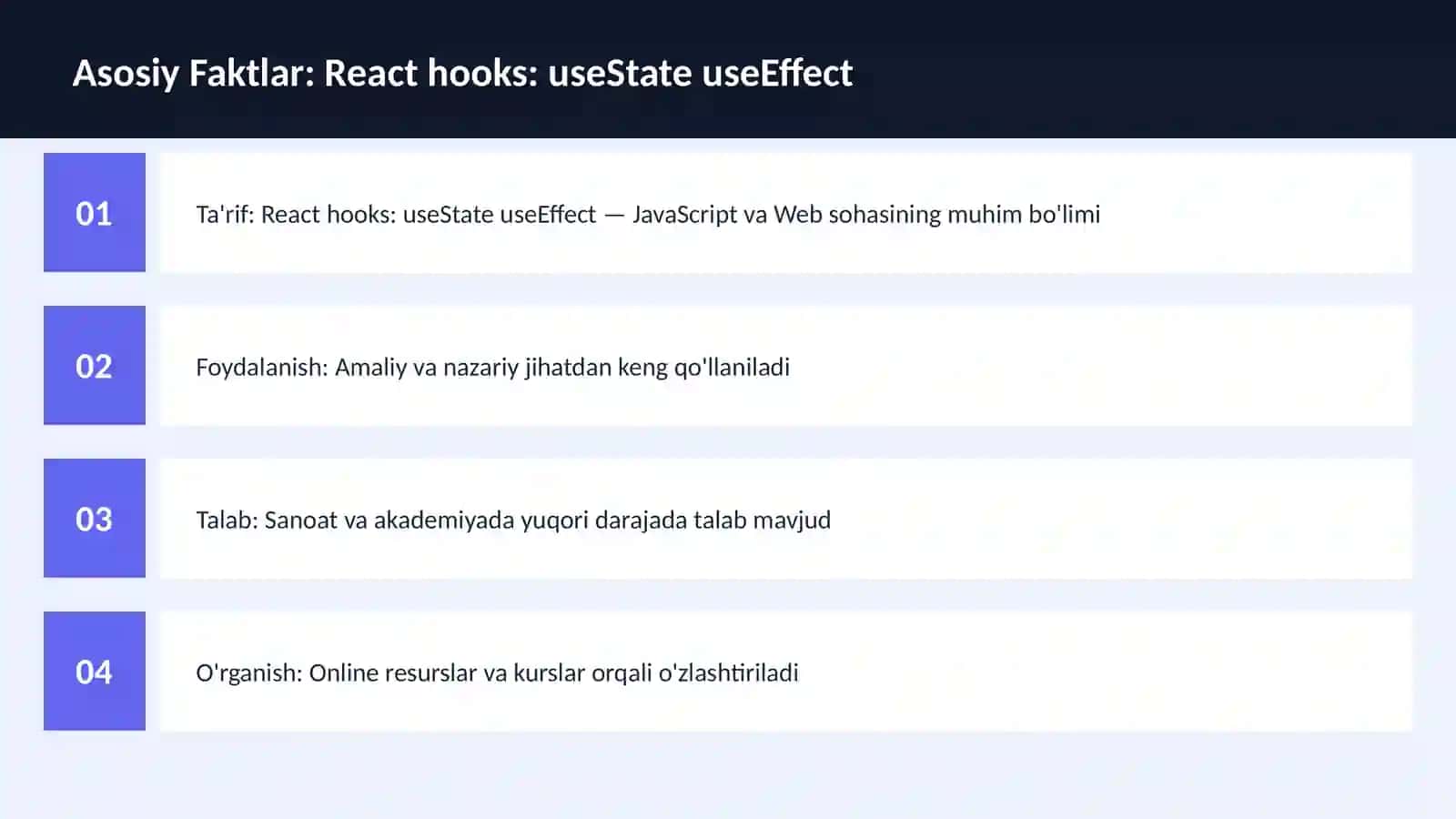 React hooks: useState useEffect 3