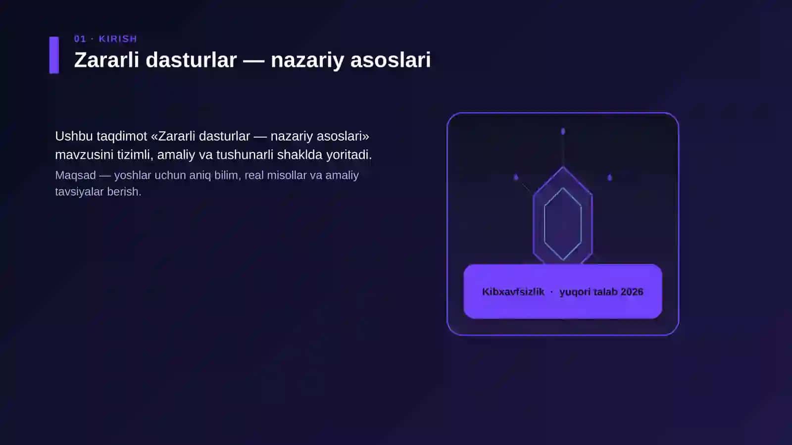 Zararli dasturlar — nazariy asoslari 3
