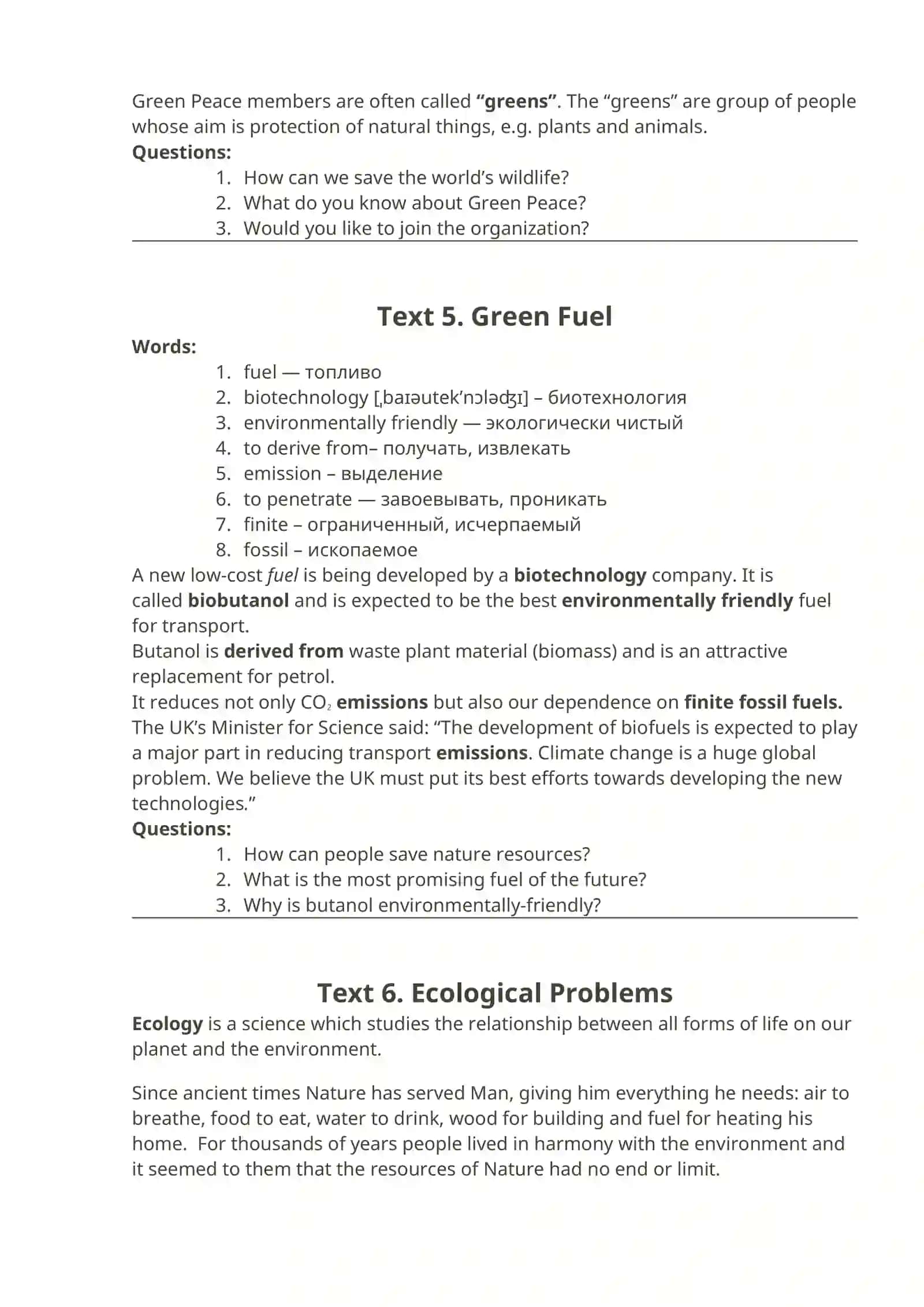 Climatic Changes 3