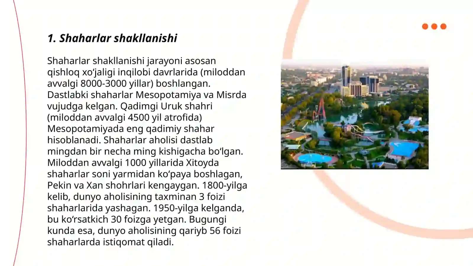 Antropogen relʼef shakllariga taʼrif berish 3