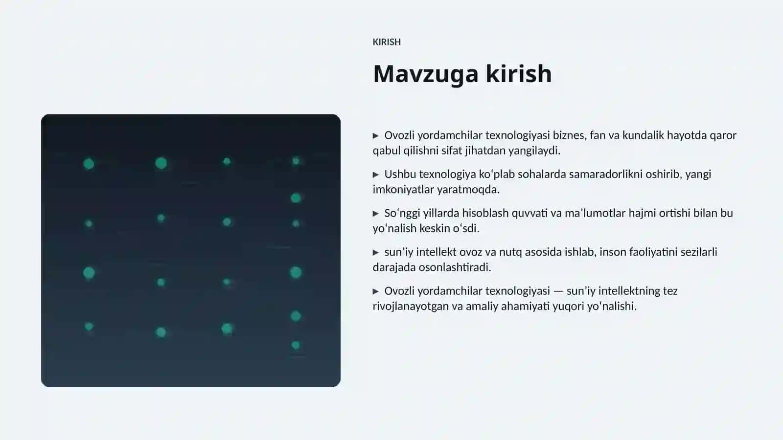 SUNʼIY INTELLEKT • PROFESSIONAL TAQDIMOT 3