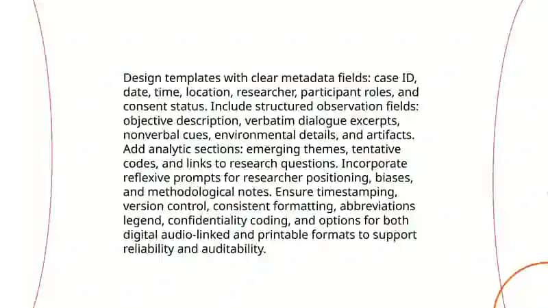 Field Note Templates for Case-Study Research 3