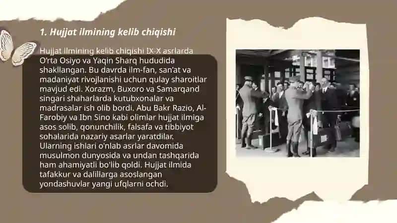 Hujjatchilik tarixi 3