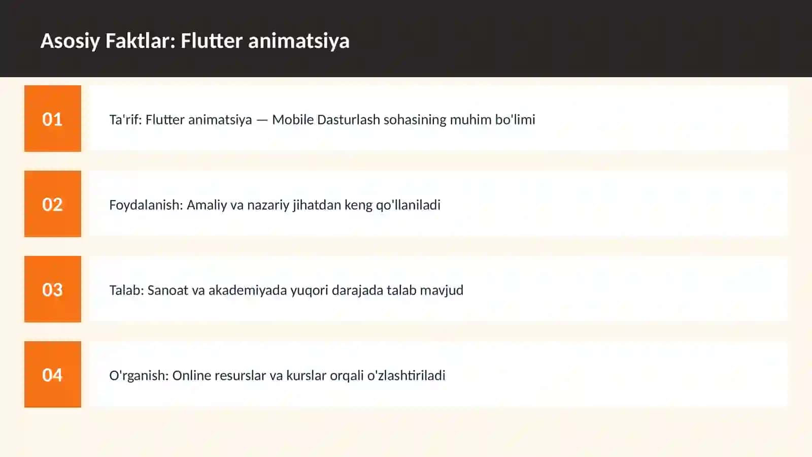 Flutter animatsiya 3