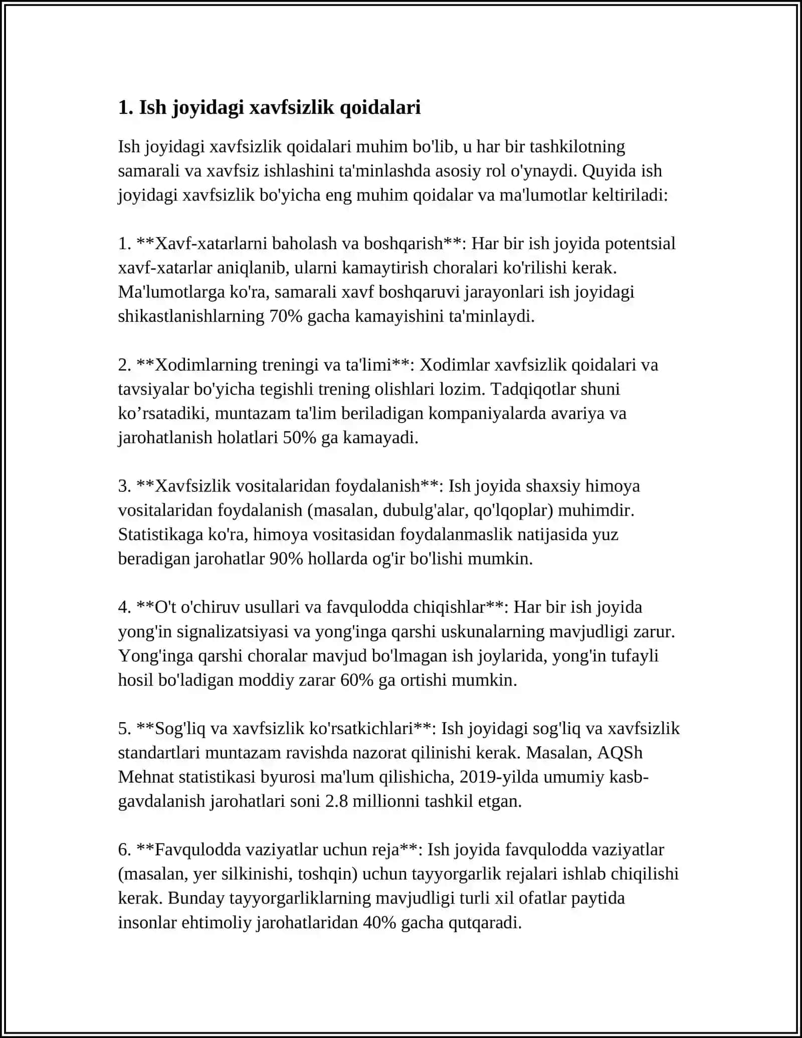 TEXNIKA XAVFSIZLIGI QOIDALARI 3