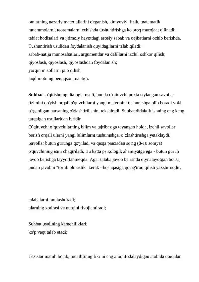O'qitish usullari 3