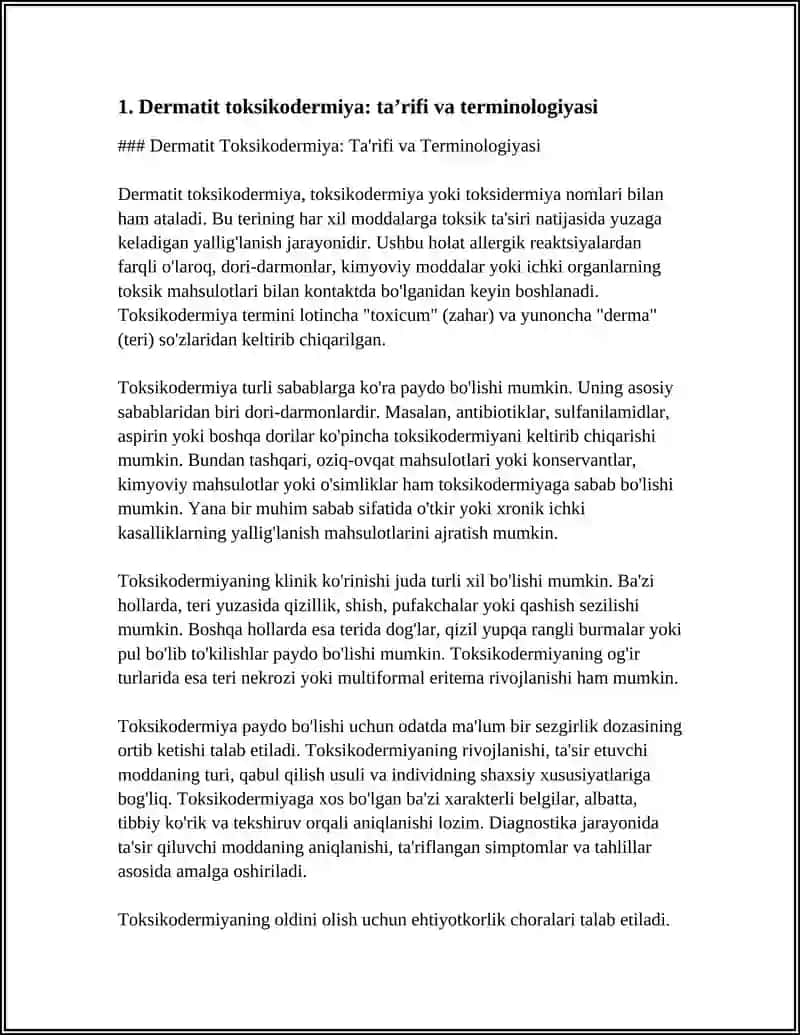 Dermatit Toksikodermiya 3