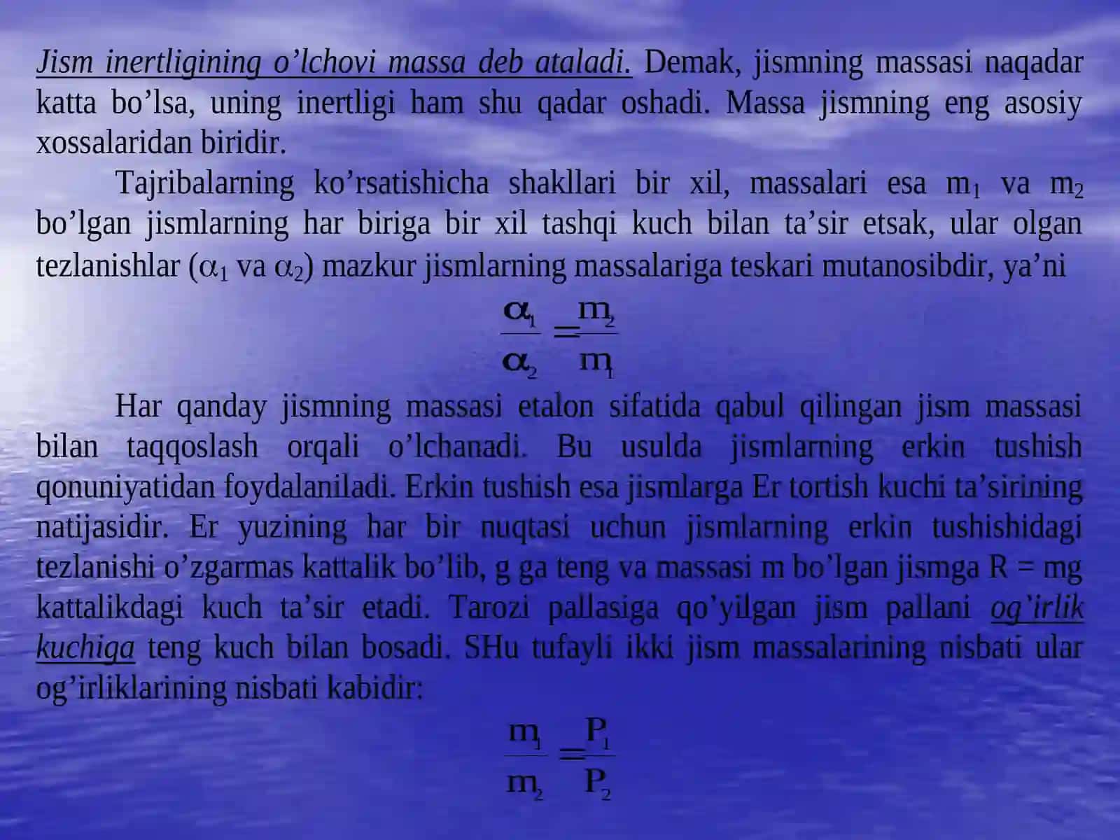 Nyuton qonunlari 3