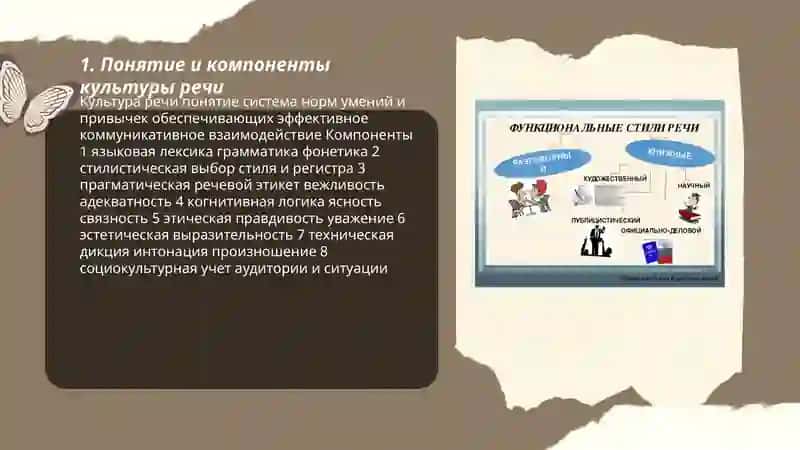 Культура речи и речевые стили 3