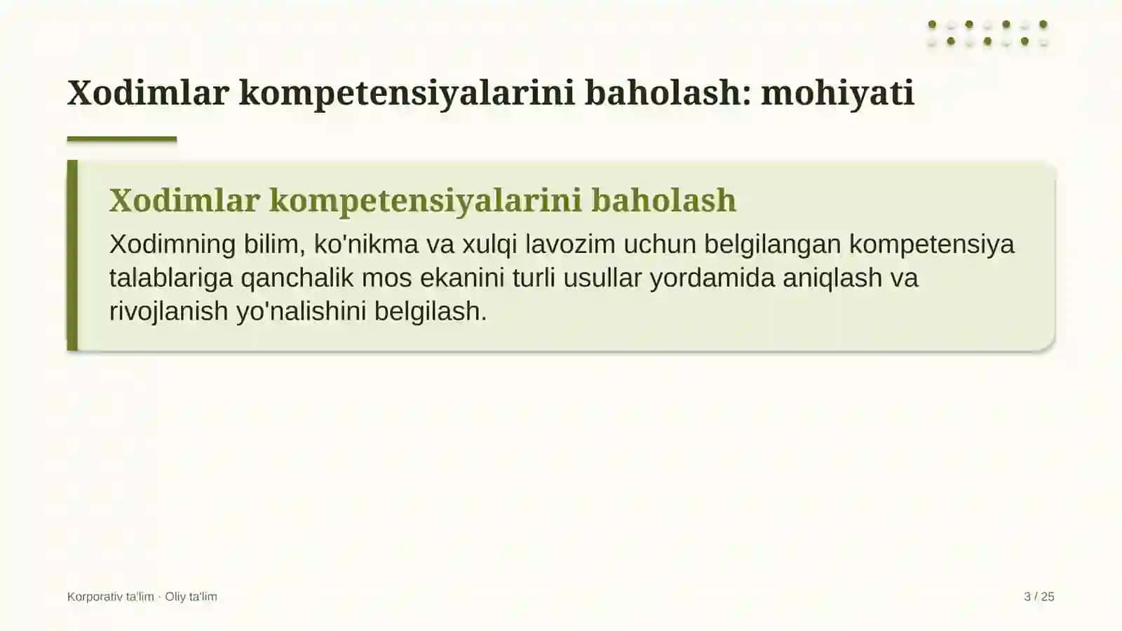 To'lov tizimlarida xodimlarning kompetensiyalarini baholash 3