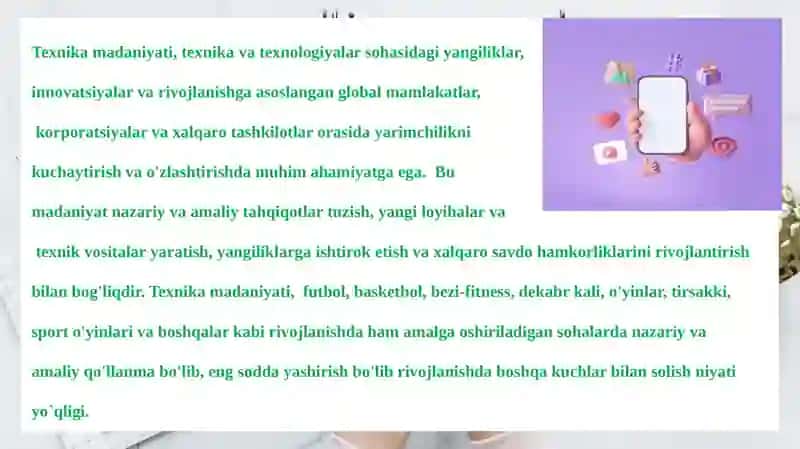 "Texnika madaniyati" 3