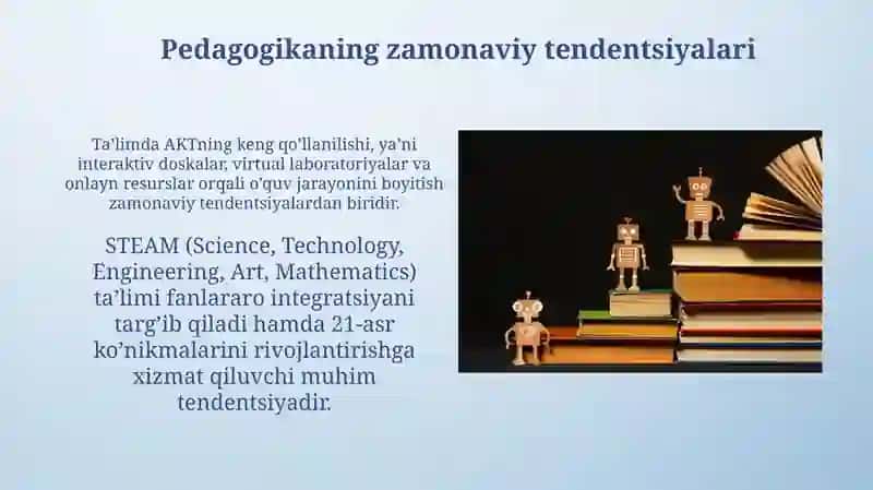 Pedagogika shaxs tarbiyasi va rivojlanishi togrisidagi fan 3