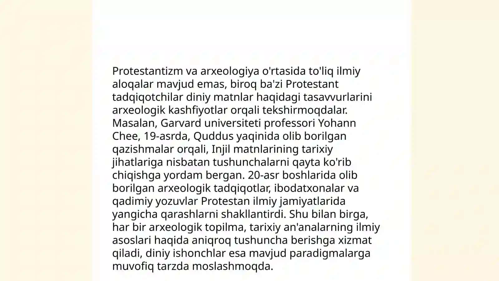 Protestantizm va arxeologiya 3