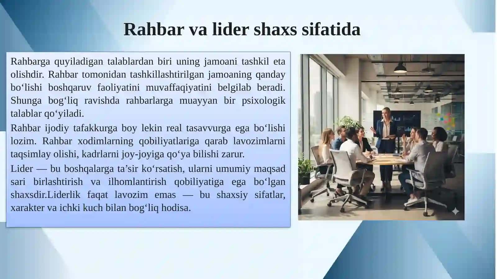 Rahbarlik psixologiyasi 3