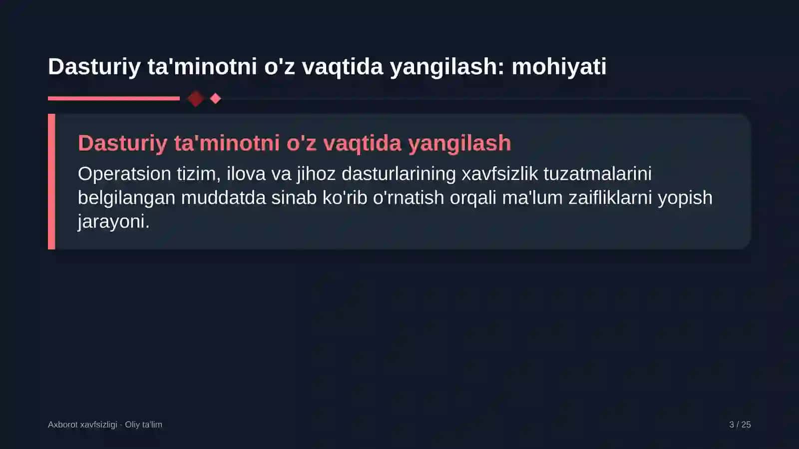 Energetikada dasturiy ta'minotni o'z vaqtida yangilash 3