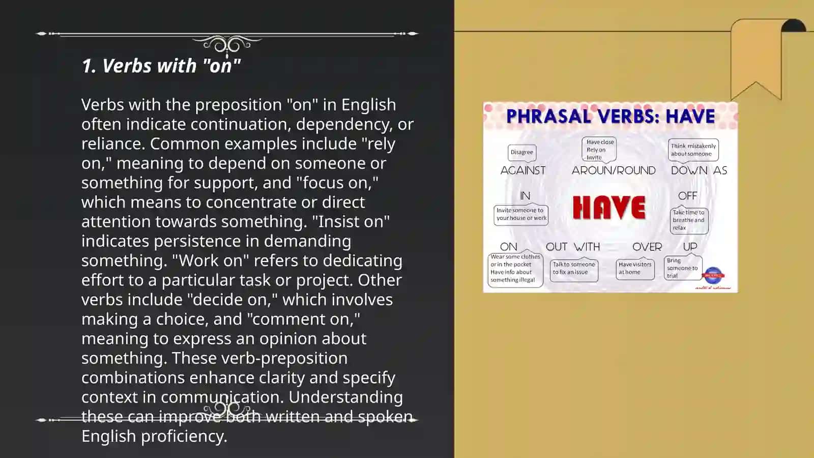 Phrasal verbs 3