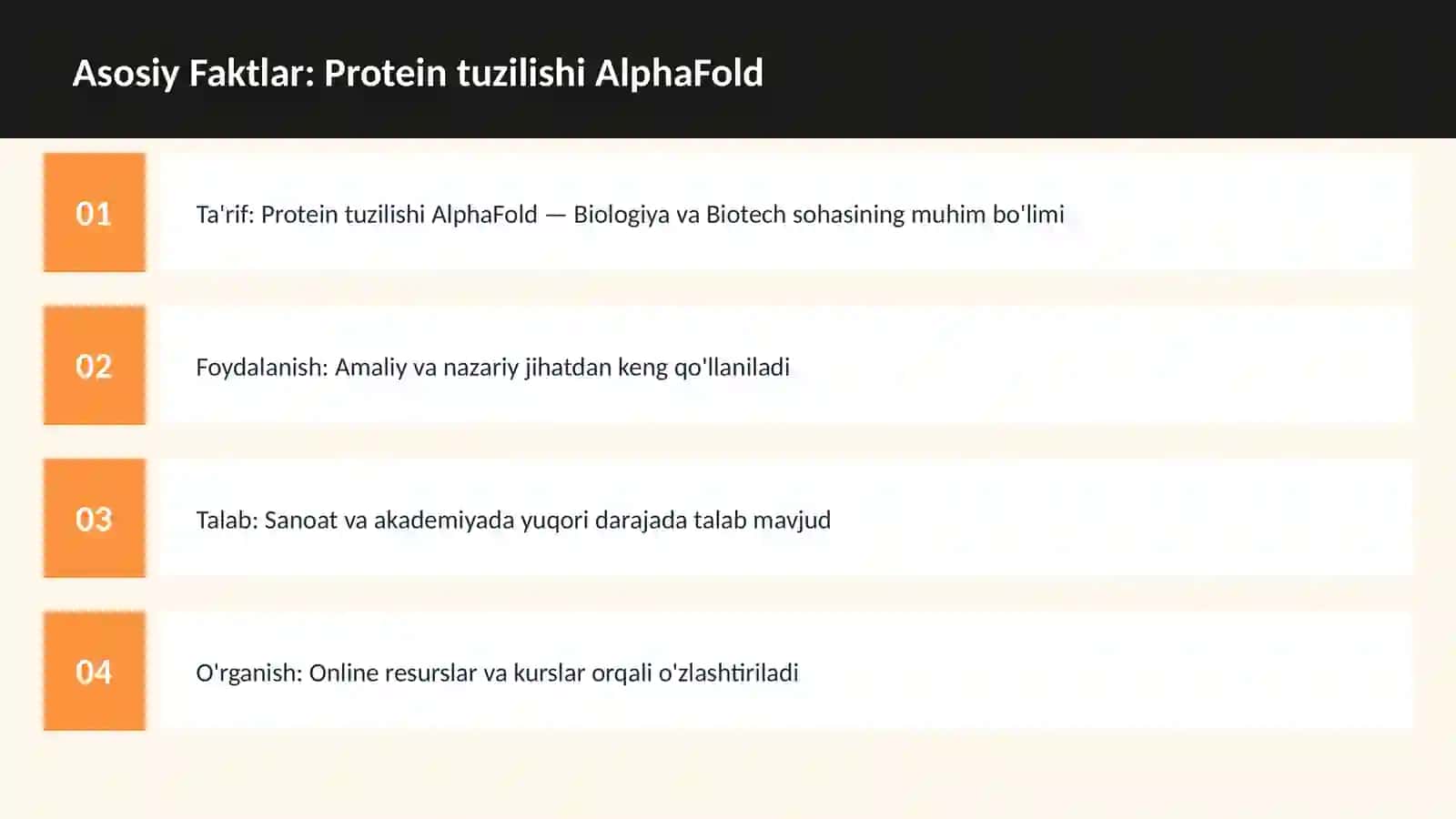 Protein tuzilishi AlphaFold 3