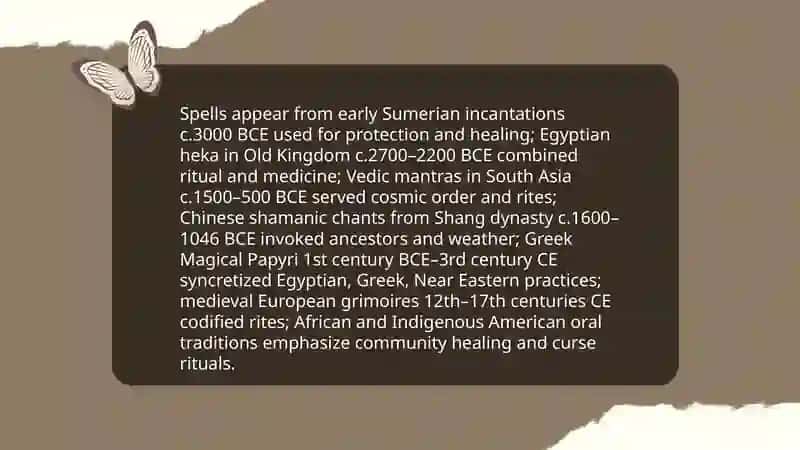 Materials for teaching culture: spells 3