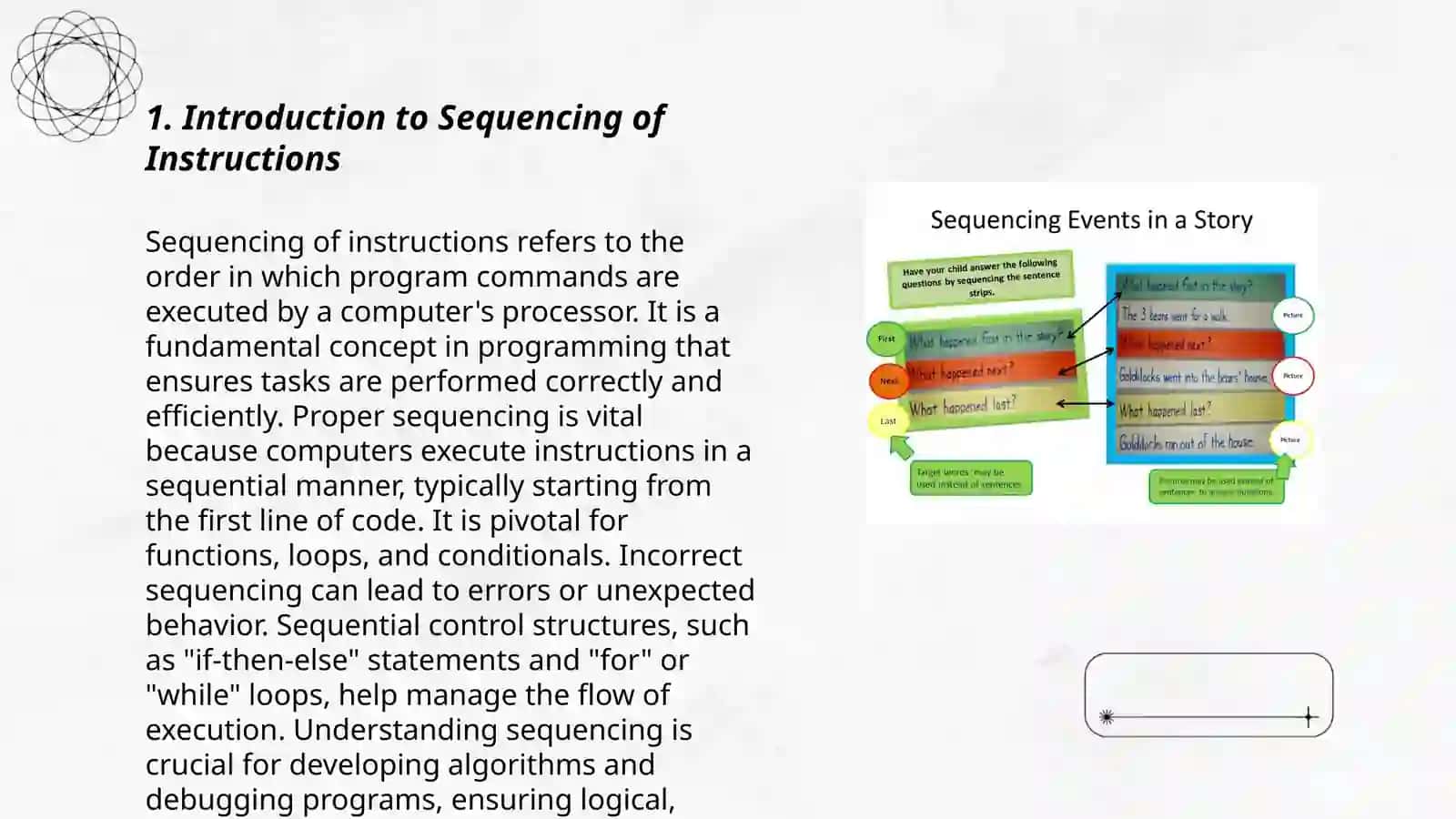 Sequencing of Instructions 3