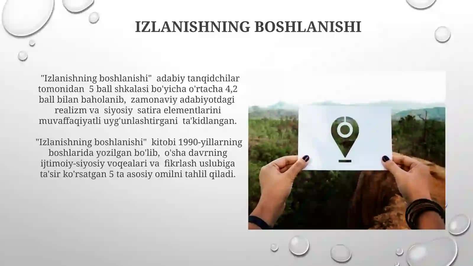 Izlanishning boshlanishi 3