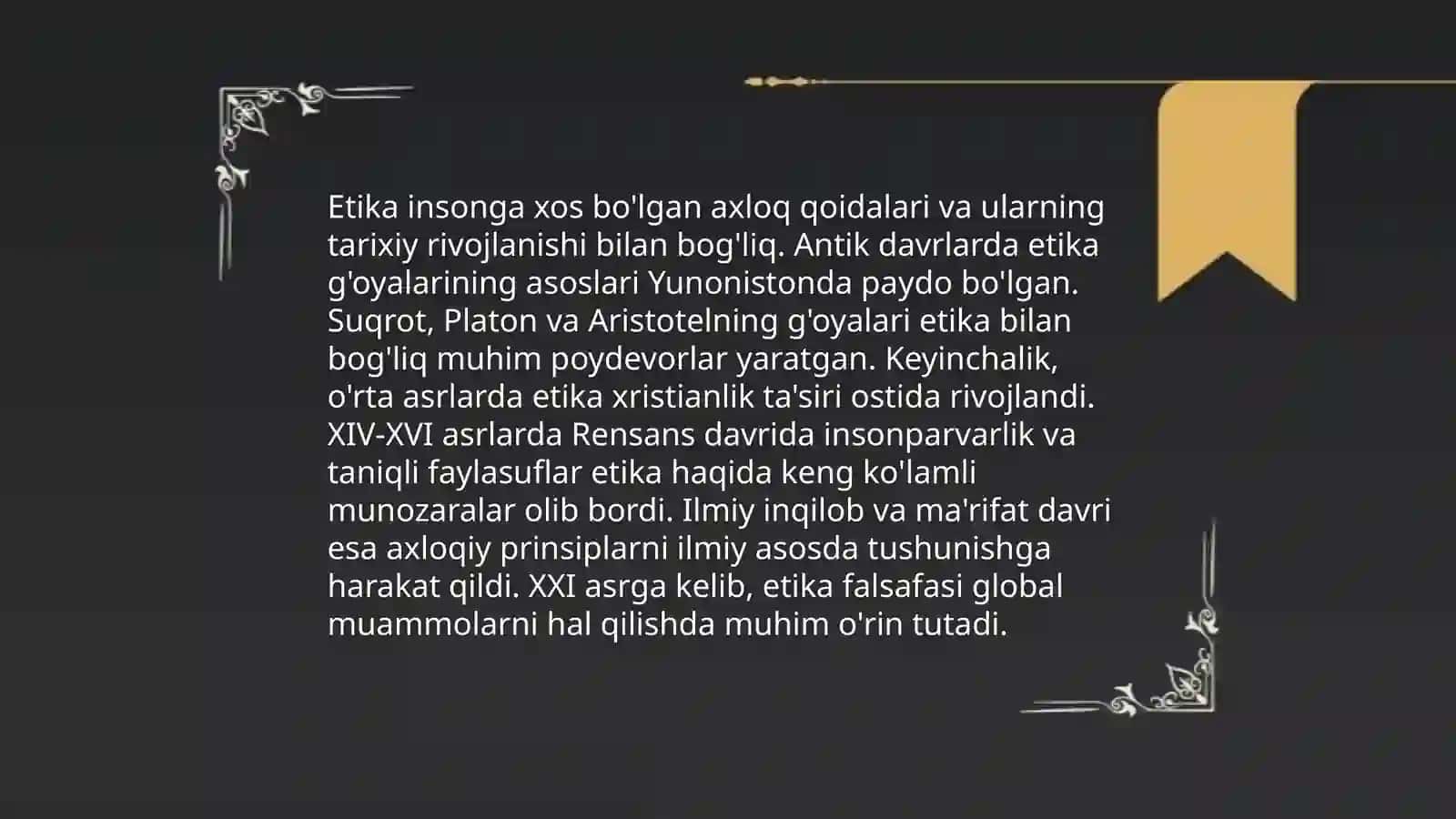 Etika falsafasi 3