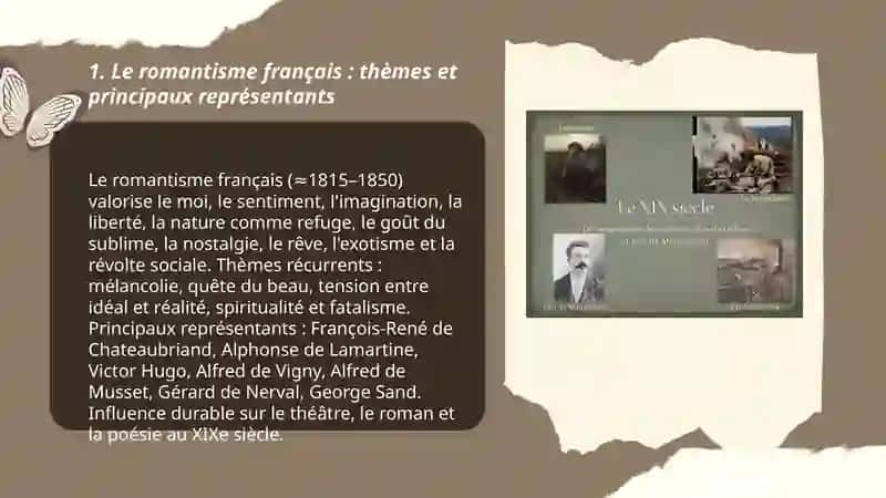 La litterature du XIX e siecle 3