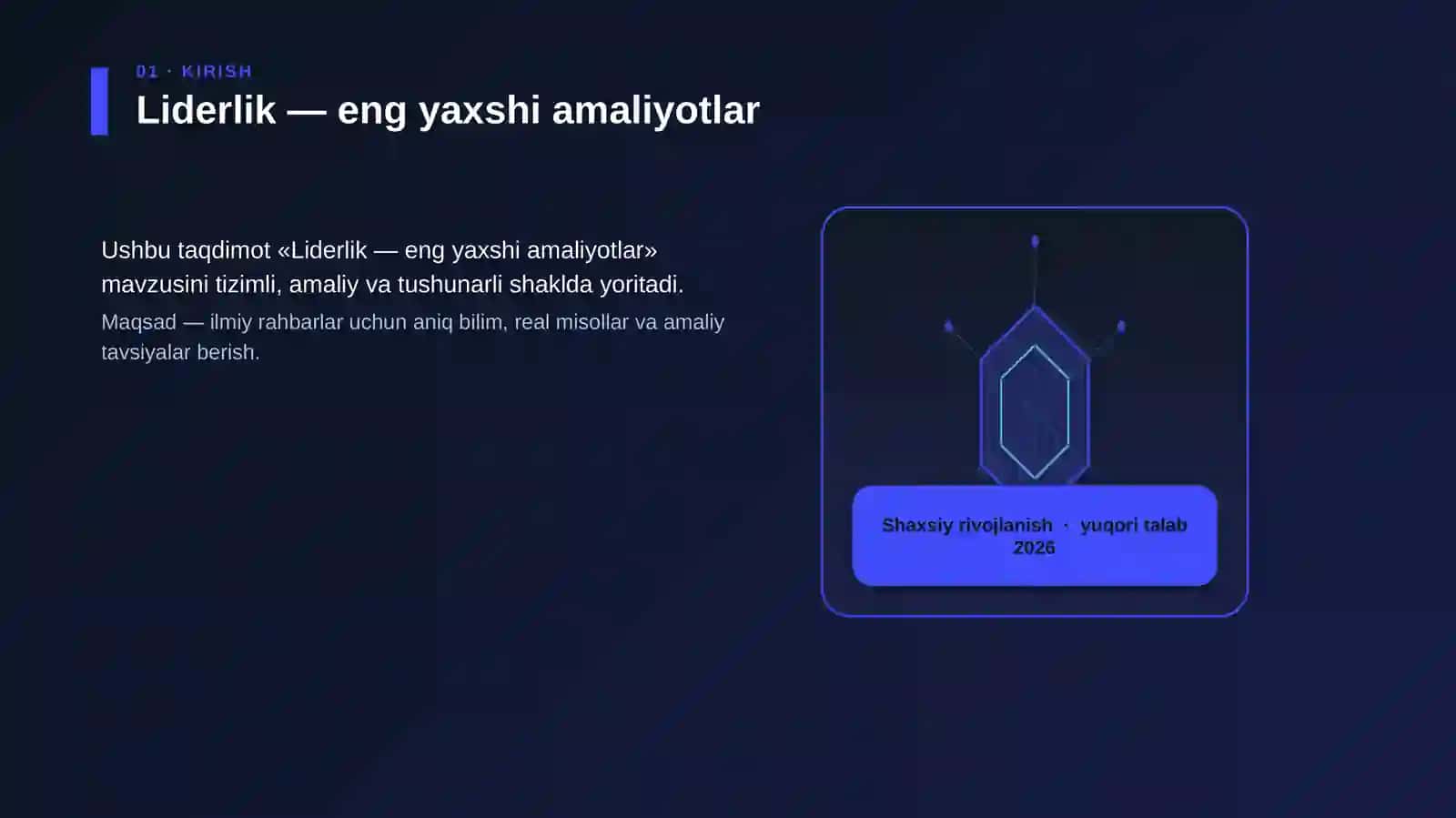 Liderlik — eng yaxshi amaliyotlar 3